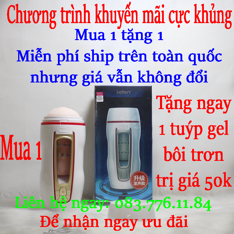 Âm đạo giả cao cấp sục tự động Leten| Đồ chơi tình dục nam
