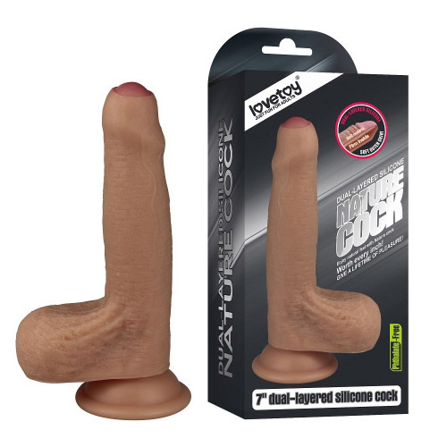 Dương vật giả hít tường Lovetoy đầu múm 7.0