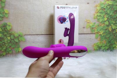 Dương vật giả đa năng kết hợp lưỡi liếm cao cấp Prettylove Buck| Dương vật giả