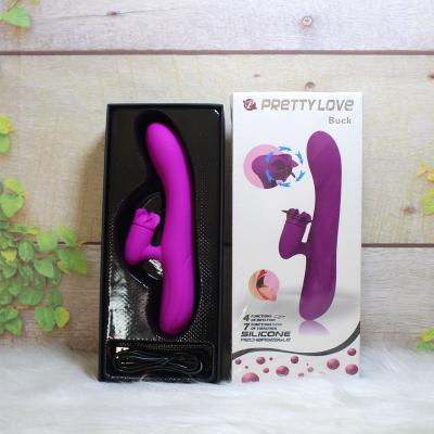 Dương vật giả đa năng kết hợp lưỡi liếm cao cấp Prettylove Buck| Dương vật giả