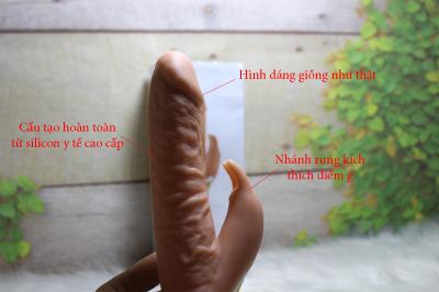 Dương vật giả đa năng rung ngoáy cao cấp Loving World| Dương vật giả