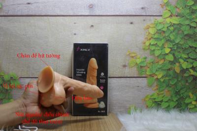 Dương vật giả gắn tường thụt trượt Xin LV cao cấp| Dương vật giả