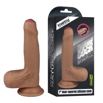 Dương vật giả hít tường Lovetoy đầu múm 7.0