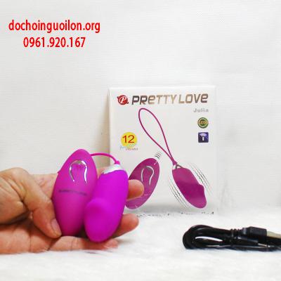 Trứng rung kích thích điểm g 12 chế độ Prettylove Julia
