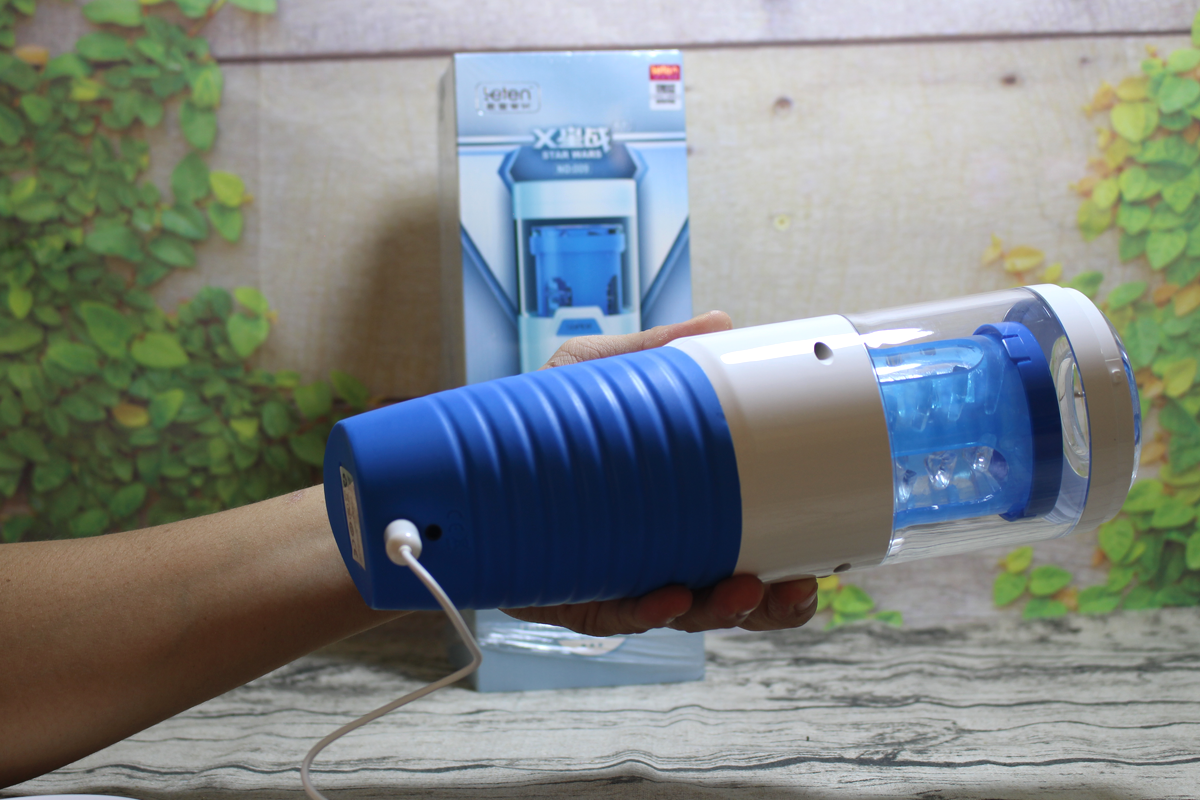 Âm đạo giả tự động Leten xoay thụt phát âm thanh