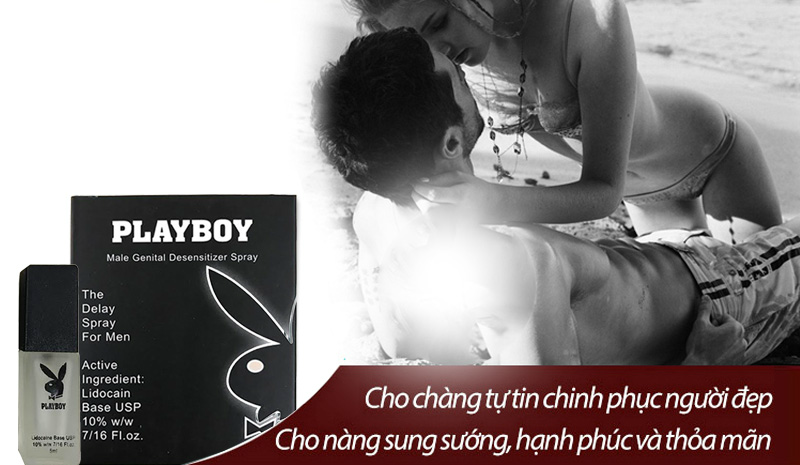 Chai xịt kéo dài thời gian quan hệ Playboy USA